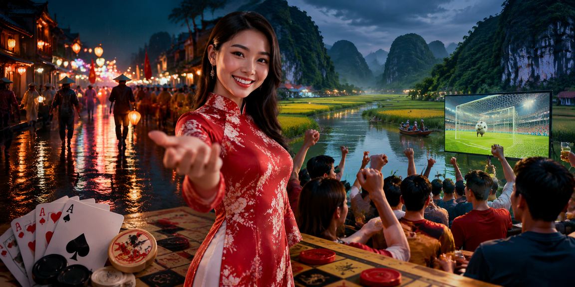 Không khí vui chơi bài truyền thống tại lễ hội Ninh Bình – tinh thần giải trí văn hóa Việt Nam